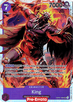 King (OP01-096) (V.1) Romance Dawn (Pre-Errata)