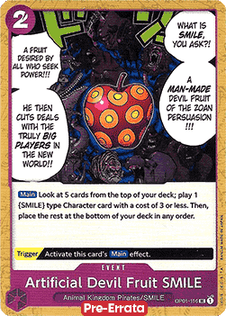 Artifical Devil Fruit SMILE (OP01-116) Romance Dawn (Pre-Errata)