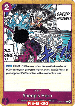 Sheep's Horn (OP01-117) Romance Dawn (Pre-Errata)