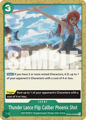 Thunder Lance Flip Caliber Phoenix Shot (OP09-040)