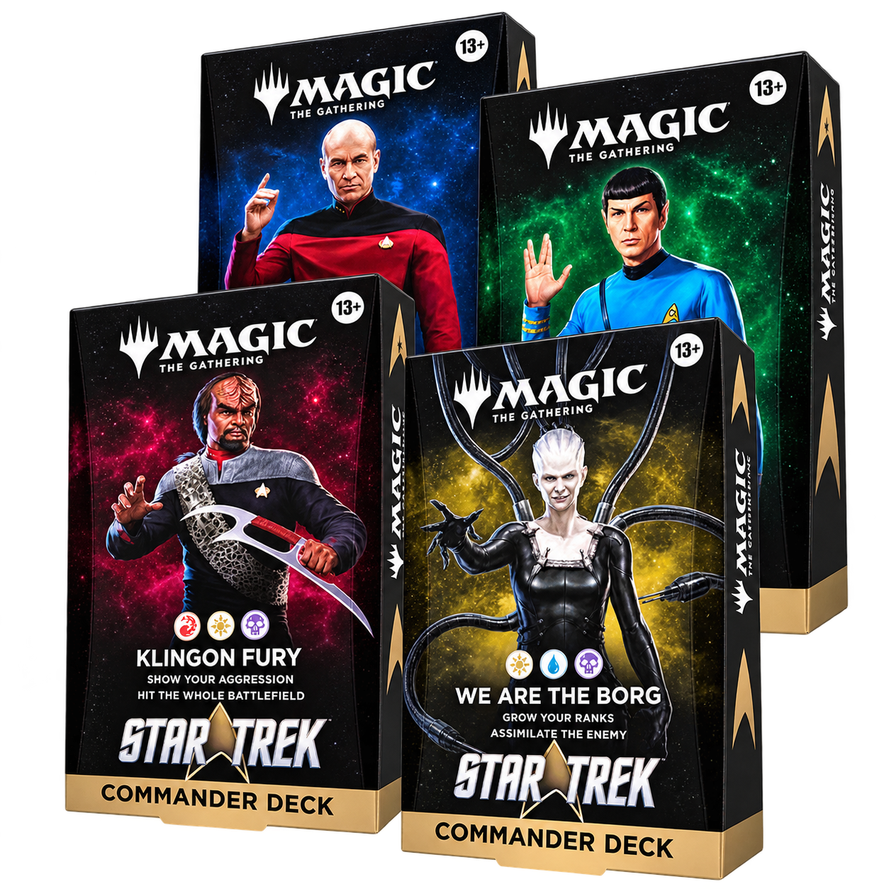Box Commander Deck - Star Trek (4 Mazzi) - Eng