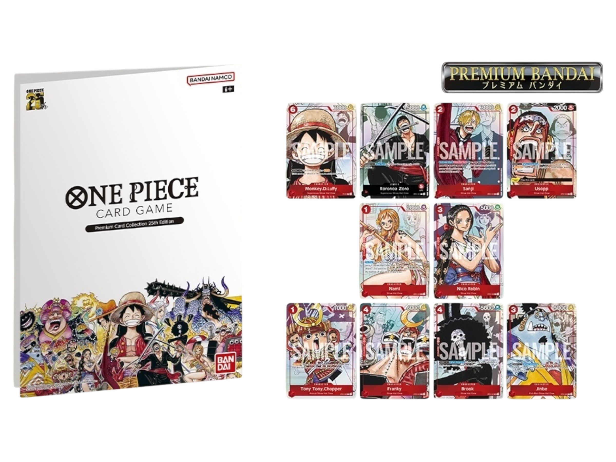 Jap One Piece – Premium card collection 25th anniversary