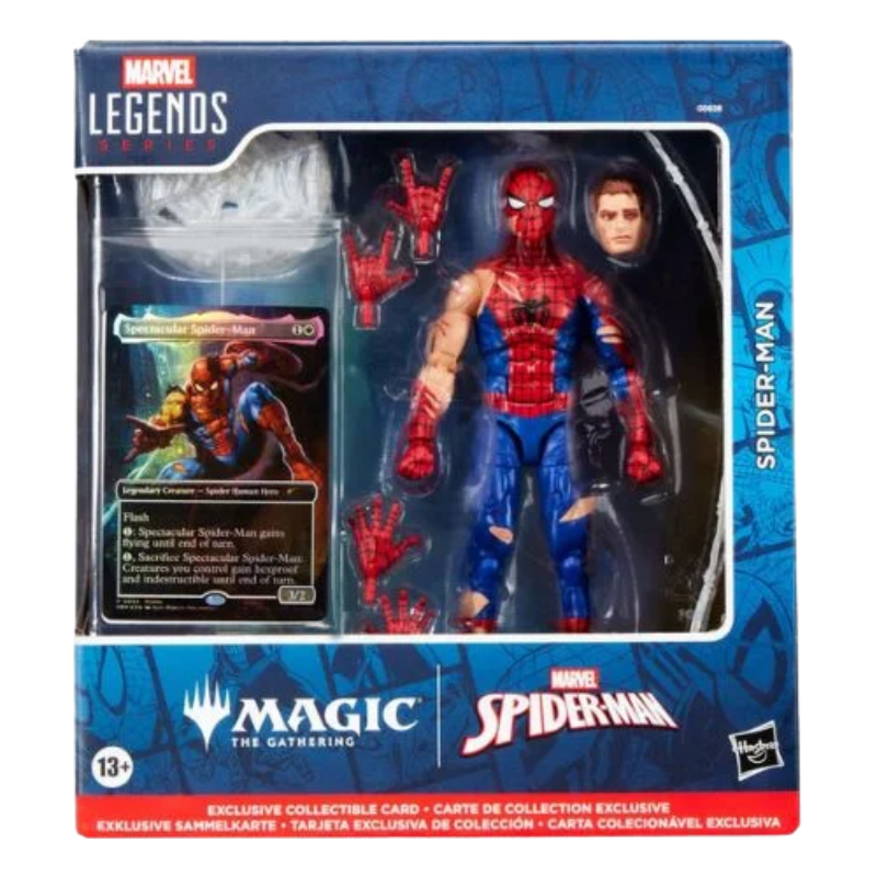 Marvel Classic Legends - Magic: The Gathering Battle Damaged Spider-Man - Action Figure 15cm