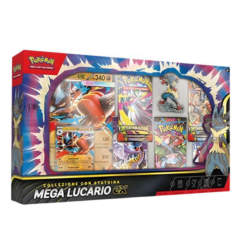 Pokémon Collezione Premium con Statuina - Mega Lucario - ITA