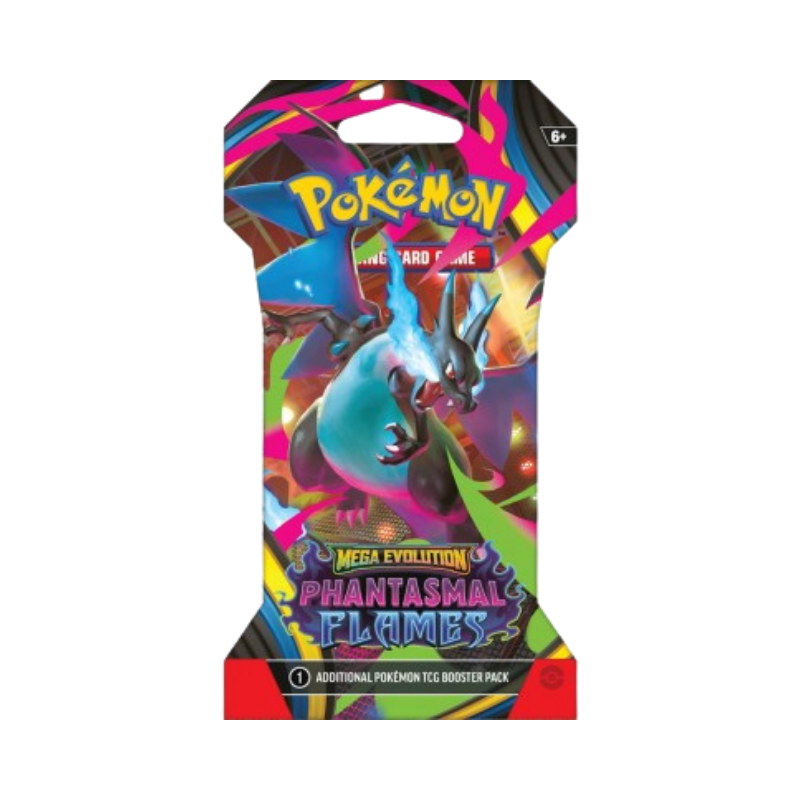 Pokemon Mega Evolutions Phantasmal Flames Sleeved Booster - ENG
