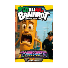 Skifidol -  Italian Brainrot TCG - Box 3 Buste da 7 Carte - Allucinazione Cosmica