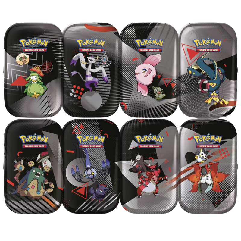 Mini Tin da Collezione Luce Nera e Fuoco Bianco – Set 8 Artwork (ITA)