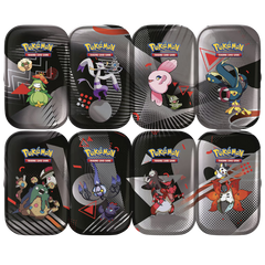 Mini Tin da Collezione Luce Nera e Fuoco Bianco – Set 8 Artwork (ITA)