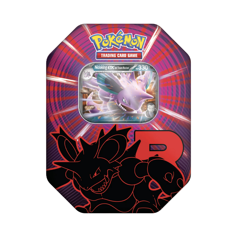 Pokemon Tin da Collezione - Team Rocket 2025 - Nidoking EX - ITA