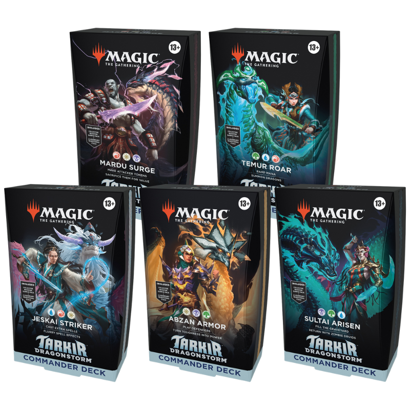 Tarkir: Dragonstorm Commander Deck Box (5 Mazzi) ENG