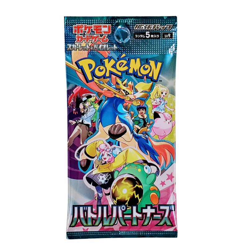 Pokémon Battle Partners SV9 Booster Box – 30 Packs (Japanese Version) + Promo Card