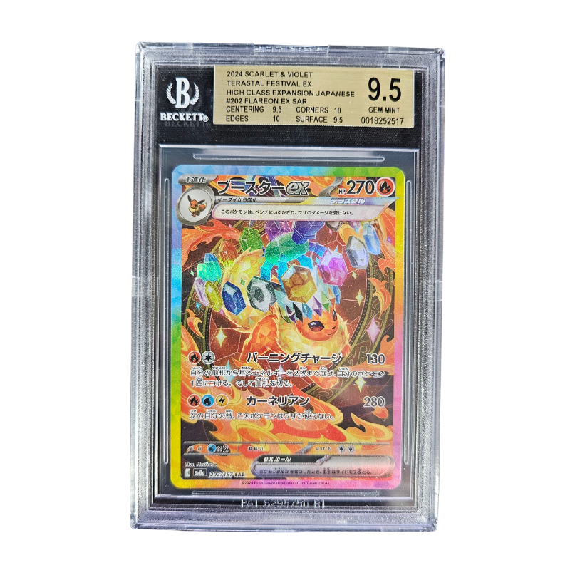 Flareon ex SAR BGS 9,5 GEM MINT