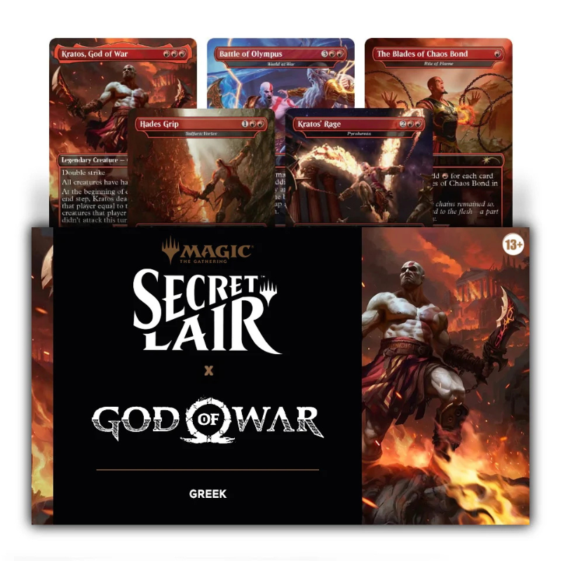 Secret Lair x PlayStation: Secret Lair x God of War: Greek