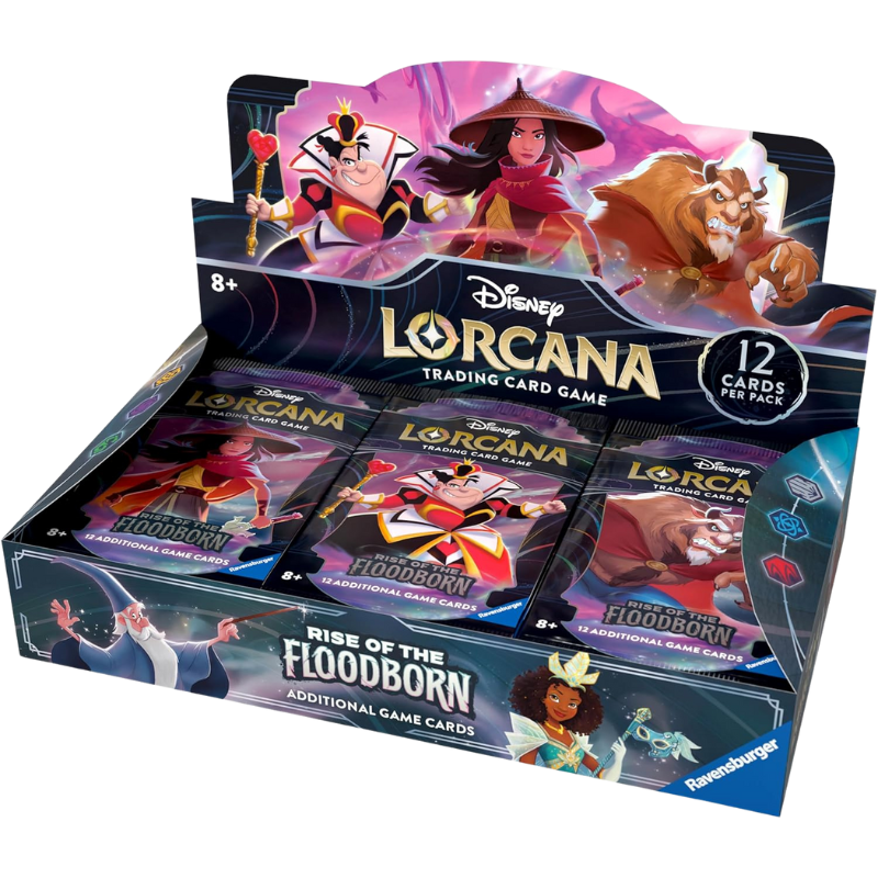 Disney Lorcana : Rise of the Floodborn – Display with 24 booster packs (English)