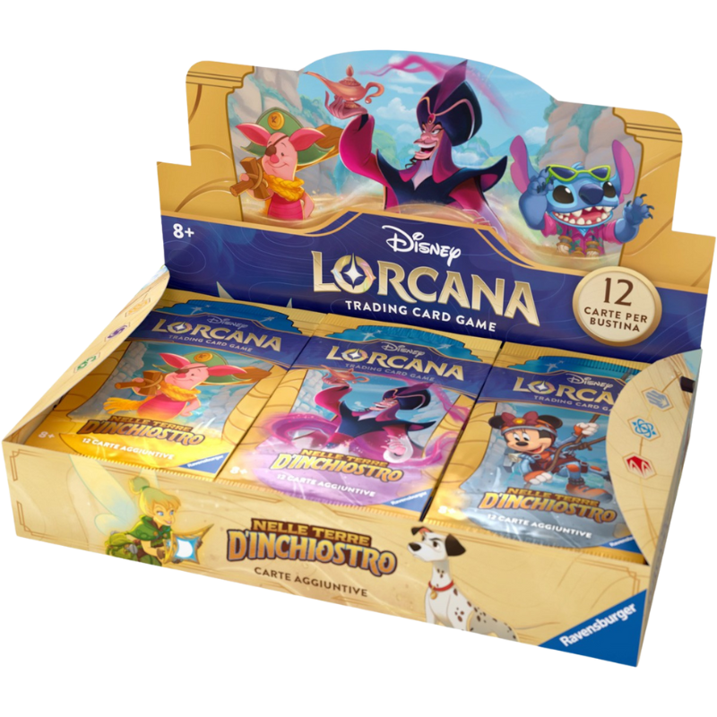Disney Lorcana – In the Inklands – 24 Pack Display (Italian)