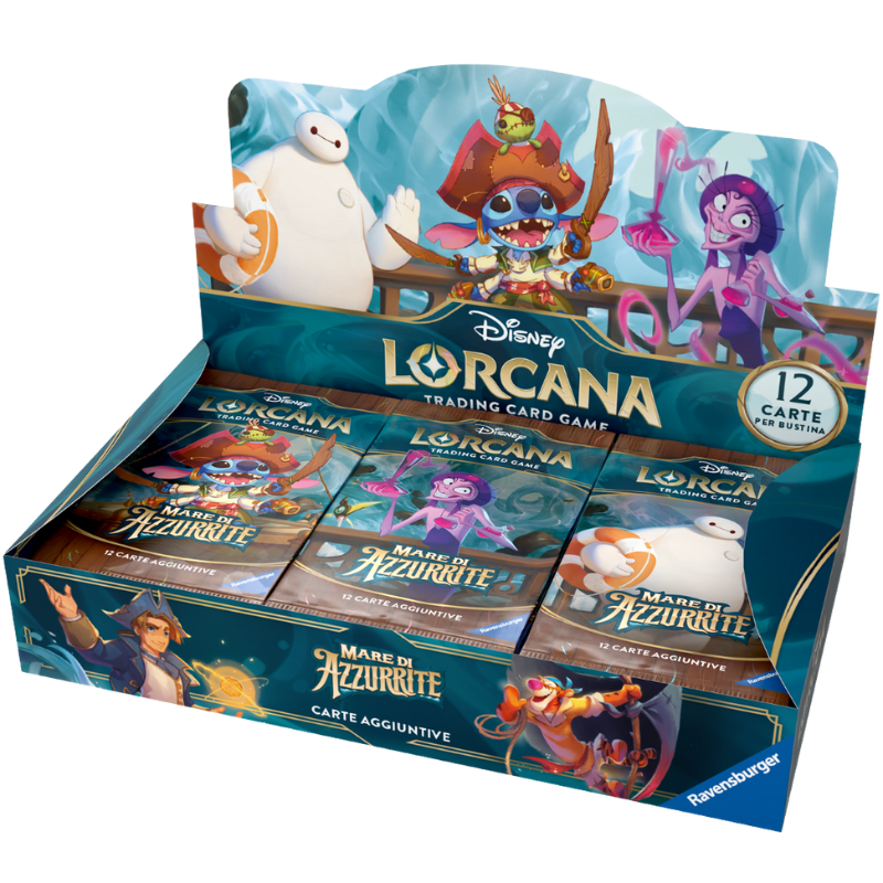 Disney Lorcana - Sea of ​​Azurite - Display 24 Envelopes (ITA)