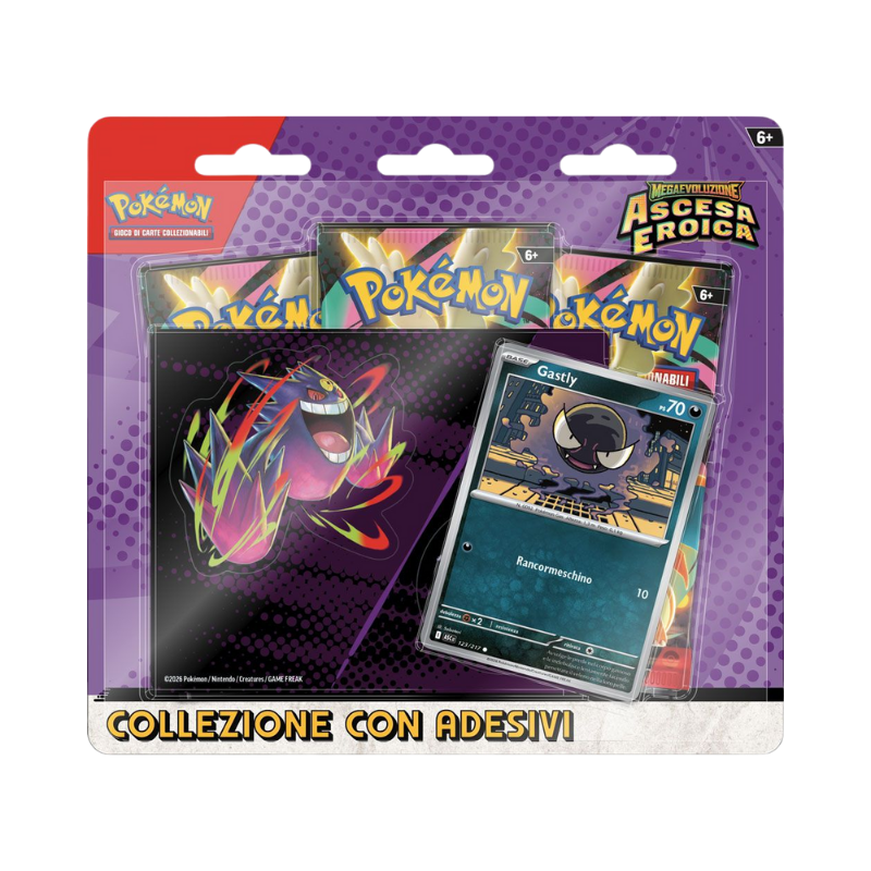 Collezione Ascesa Eroica con Adesivo Mega Gengar (IT)