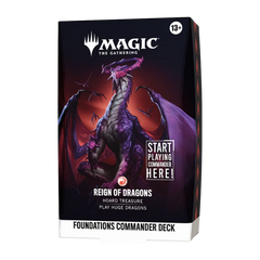 Magic: The Gathering Foundations Commander Deck Reign of Dragons ENG