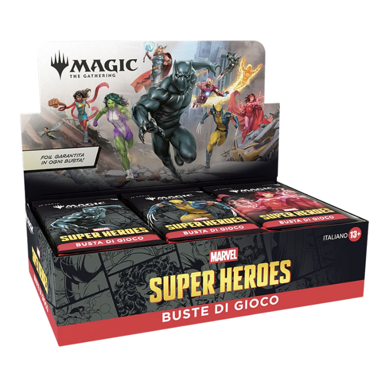 Box Play Booster - Marvel Super Heroes (30 Buste) - Ita
