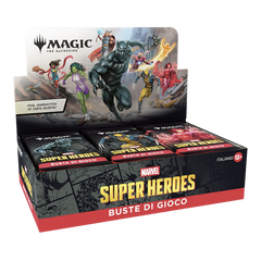 Box Play Booster - Marvel Super Heroes (30 Buste) - Ita