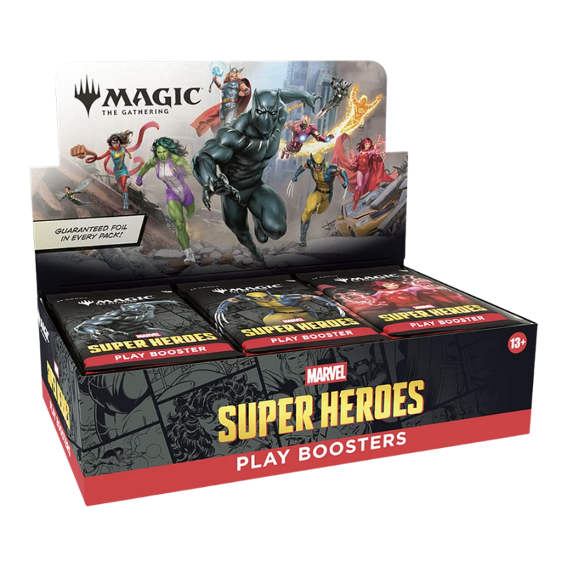 Box Play Booster - Marvel Super Heroes (30 Buste) - ENG