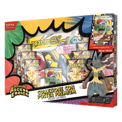 Collezione con Poster Premium – Ascesa Eroica Mega Lucario ex