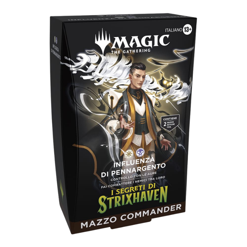 Magic Secrets of Strixhaven Commander Silverquill Influence ITA