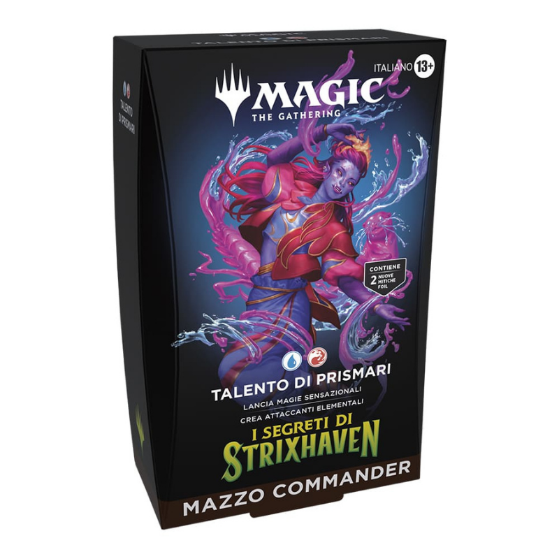 Magic I Segreti di Strixhaven mazzo Commander Talento di Prismari ITA