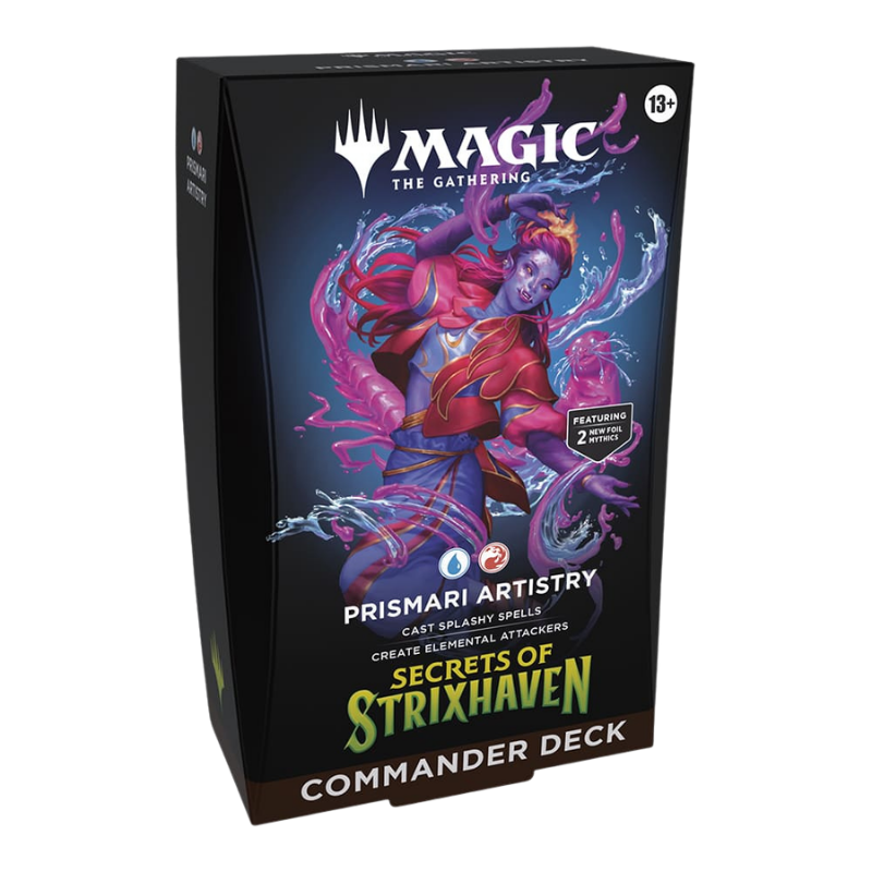 Magic I Segreti di Strixhaven mazzo Commander Talento di Prismari ENG