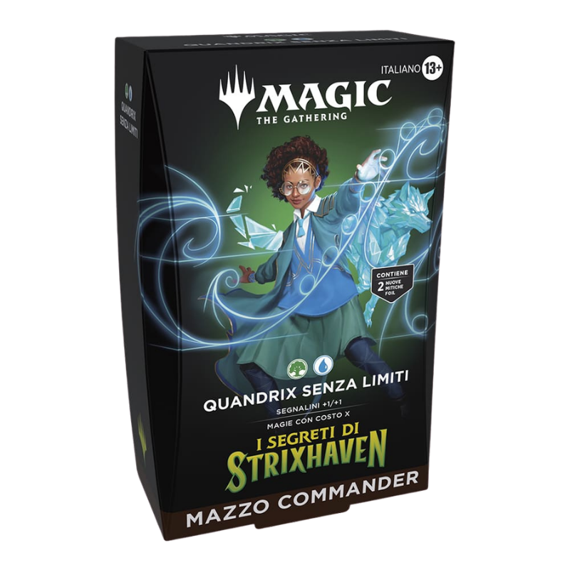 Magic I Segreti di Strixhaven mazzo Commander Quandrix Senza Limiti ITA