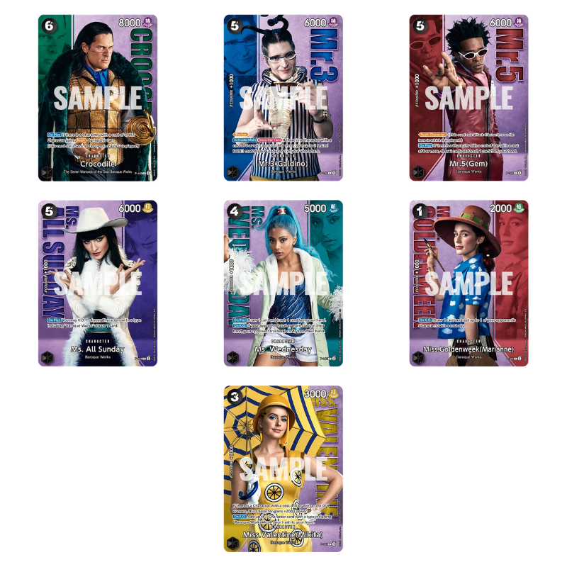 Collezione di carte Premium - Edizione Live Action vol. 2 Baroque Works