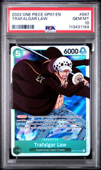 #047 TRAFALGAR LAW PSA 10 PRE-ERRATA