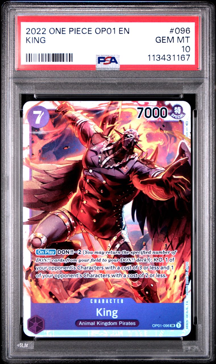 #096 KING PSA 10