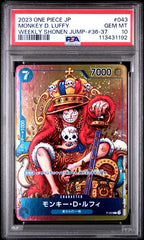 #043 MONKEY D. LUFFY PSA 10